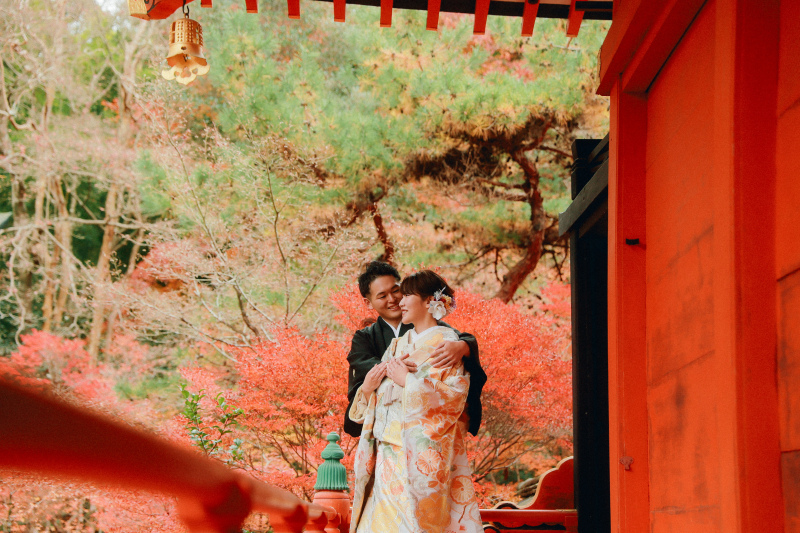 毘沙門堂で作るウエディングフォト