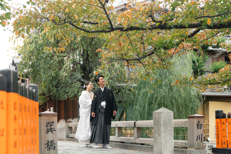 秋の京都・祇園で