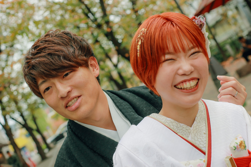 ワイワイ楽しく「祇園」前撮り^^