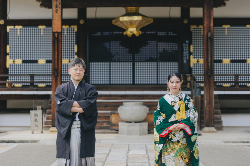 夏の華麗な和装ウェディングフォト