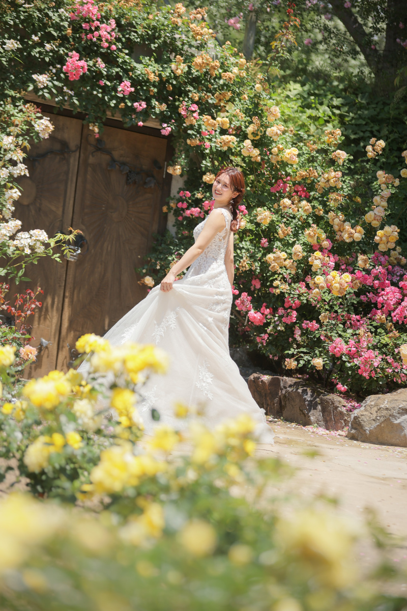 English Gardenで豪華なウエディングフォトを残しませんか?