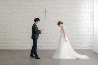 スタジオで2着撮影