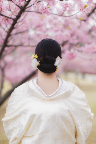 白無垢ヘアスタイル･:*