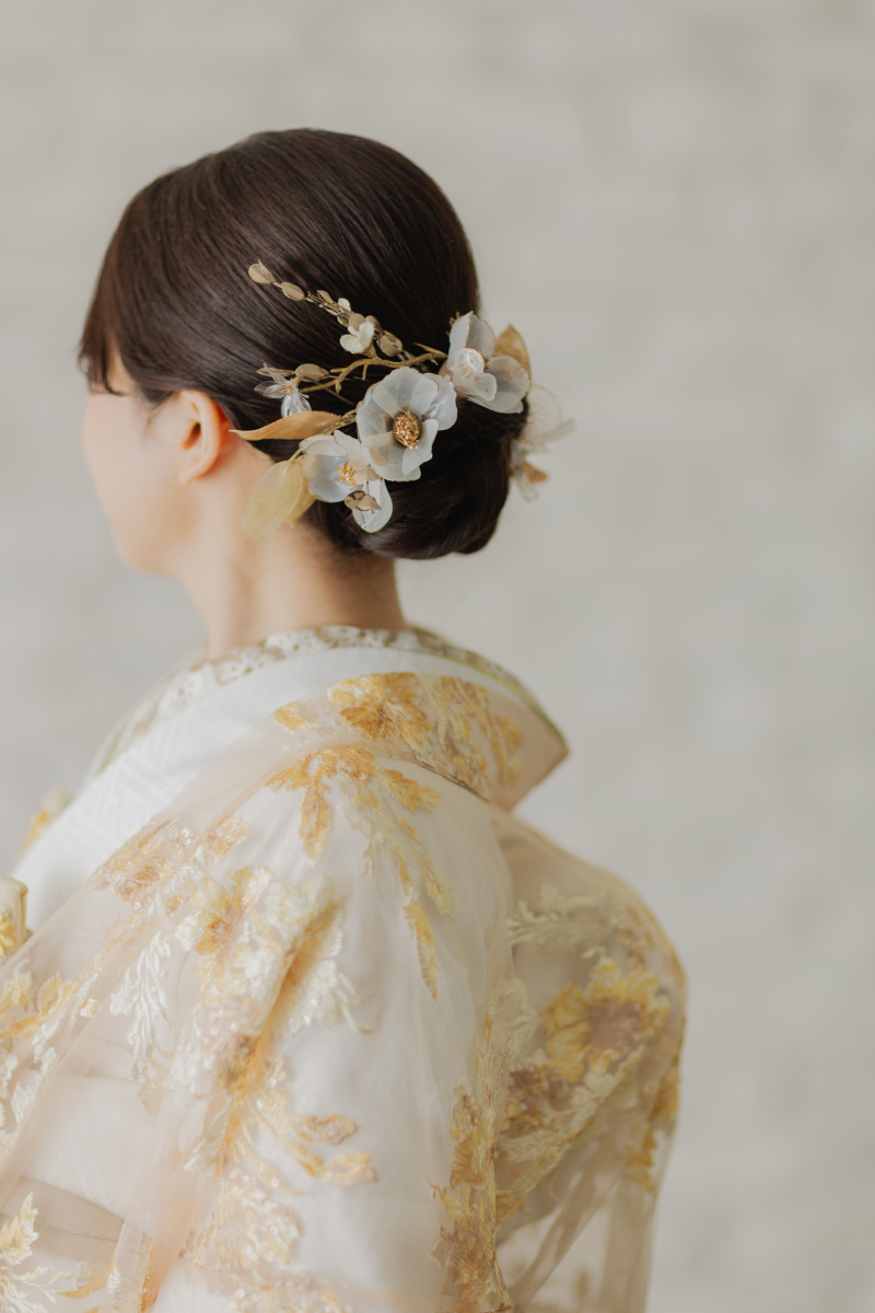 Hair makeと和装ブーケ