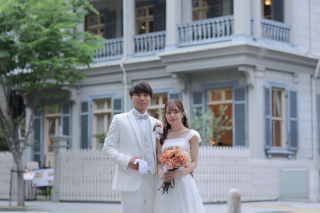 クラシカルな前撮りフォトウェディング