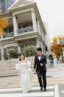 季節を感じる居留地撮影