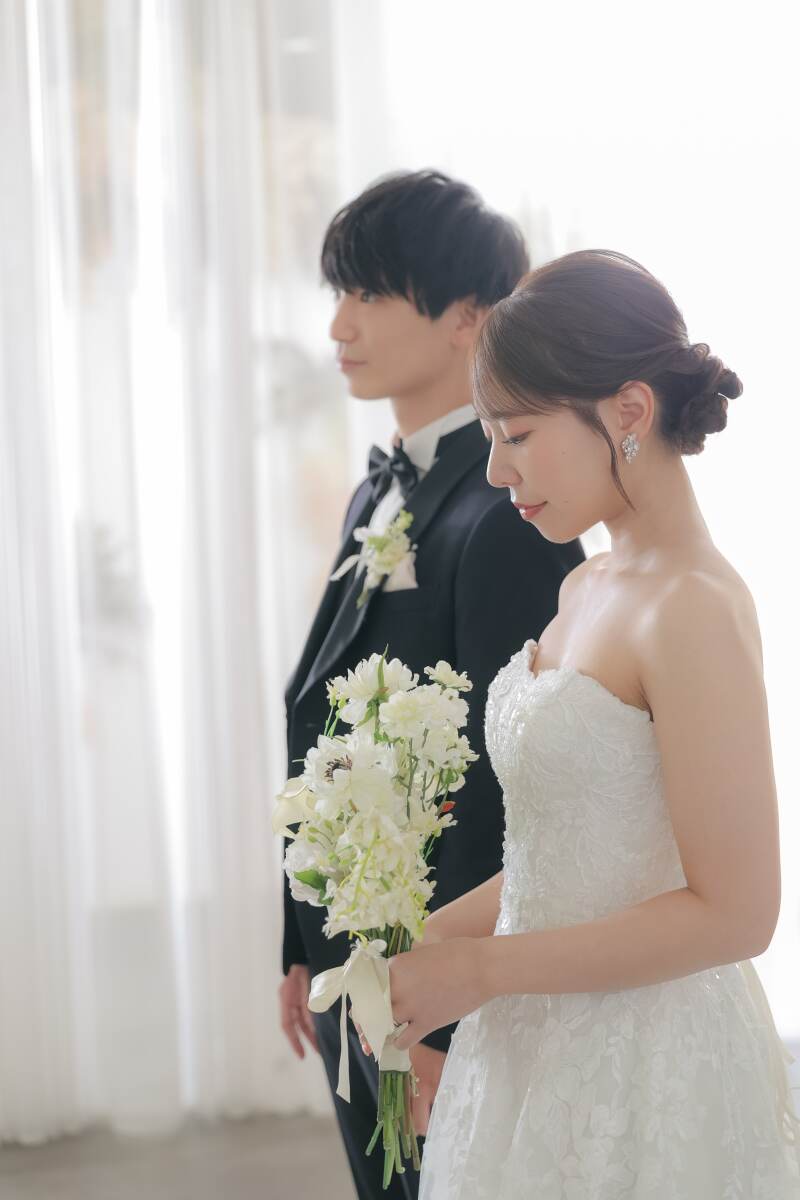 スタジオで2着撮影