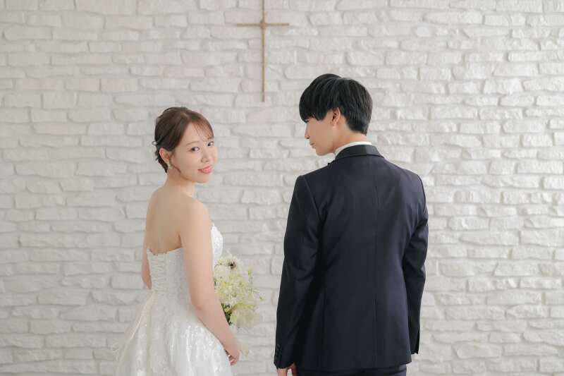 スタジオで2着撮影