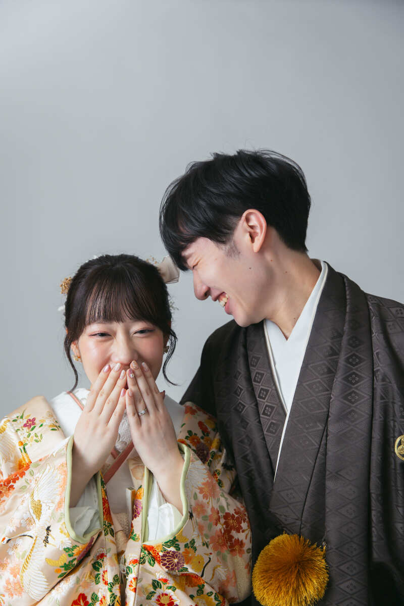 無地の背景で自由に撮影