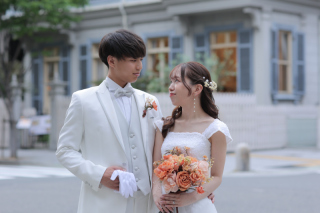 クラシカルな前撮りフォトウェディング
