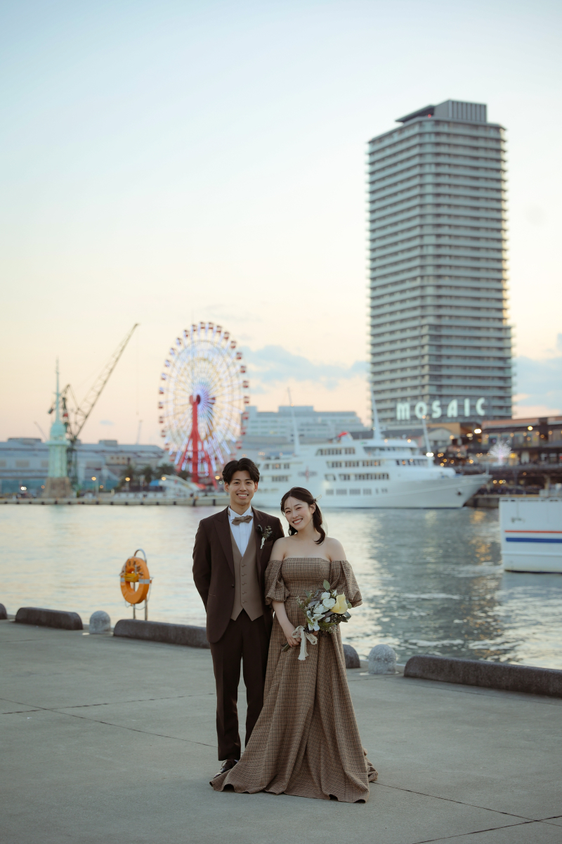 夕方のハーバーランドロケーション