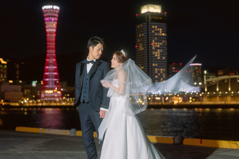 ドレス2着で神戸を満喫！！