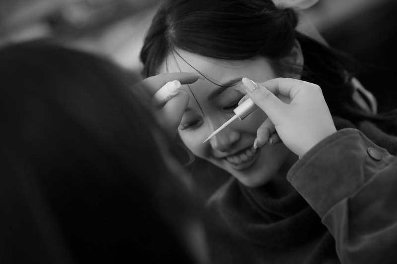 夕方のハーバーランドロケーション