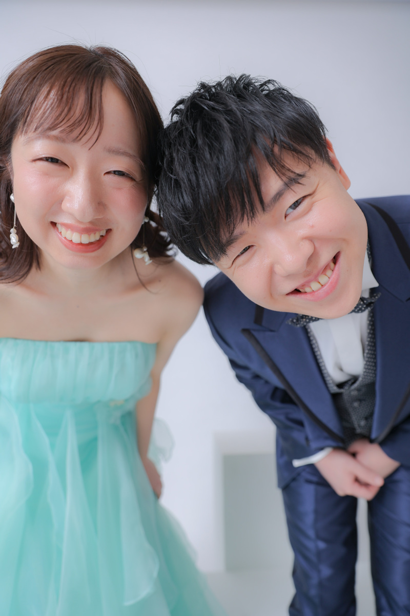 ウエディングドレスもカラードレスも楽しむ!!スタジオ前撮り