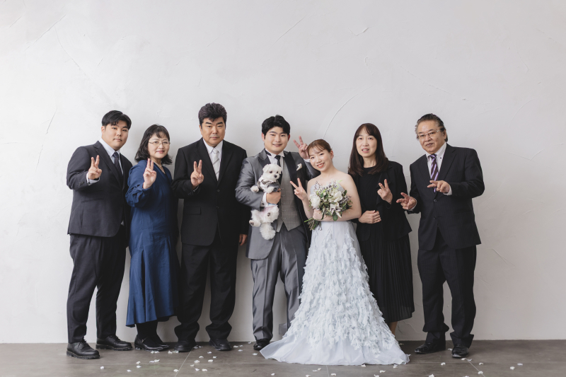 ペットと家族と一緒に叶えるスタジオ撮影！！！