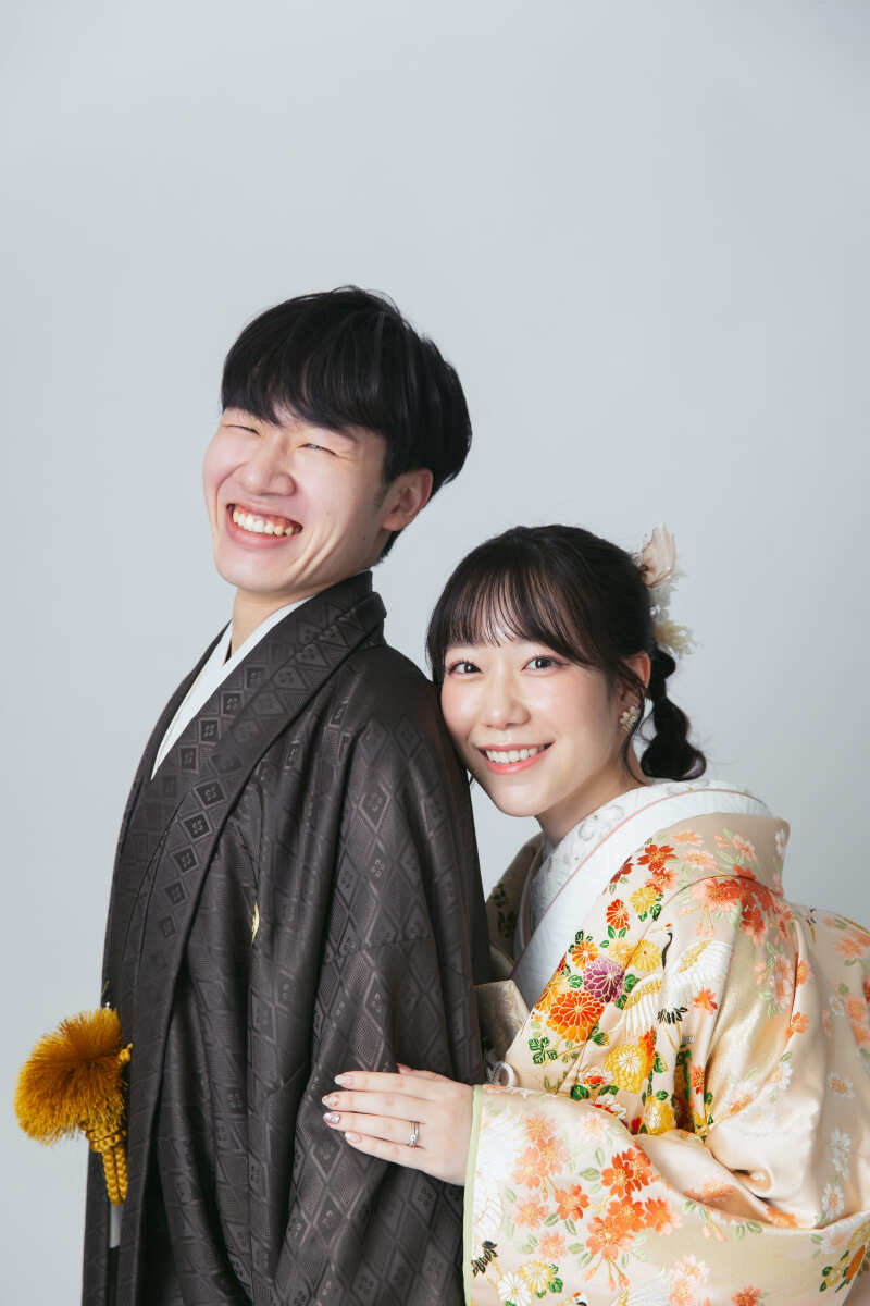 無地の背景で自由に撮影