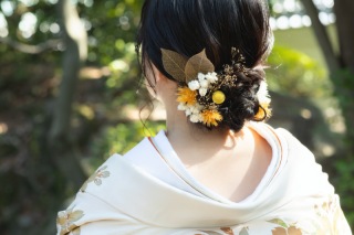 和装ヘアスタイルのご紹介です⚪︎