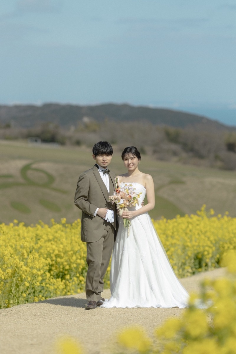 花さじき洋装ロケーション撮影