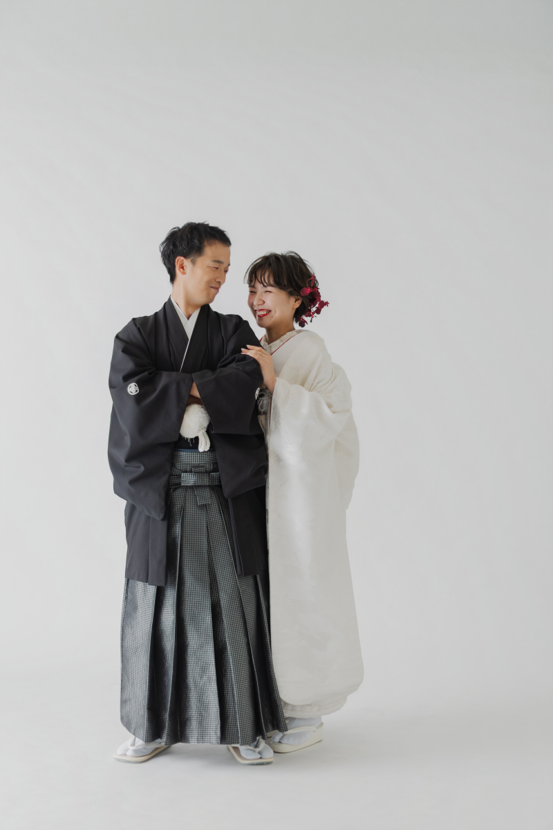 ショートヘアの新婦様