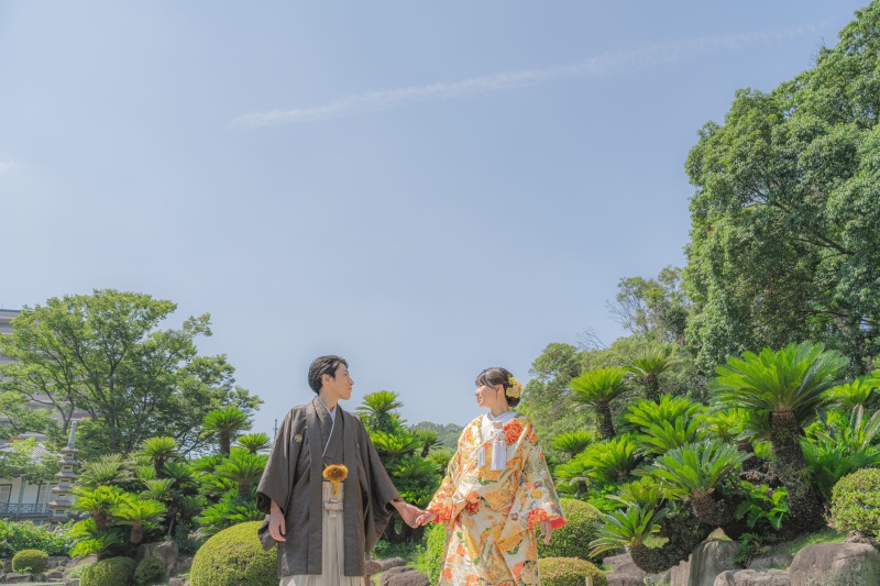 快晴の相楽園