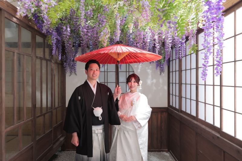 和装屋内庭園とハウススタジオ