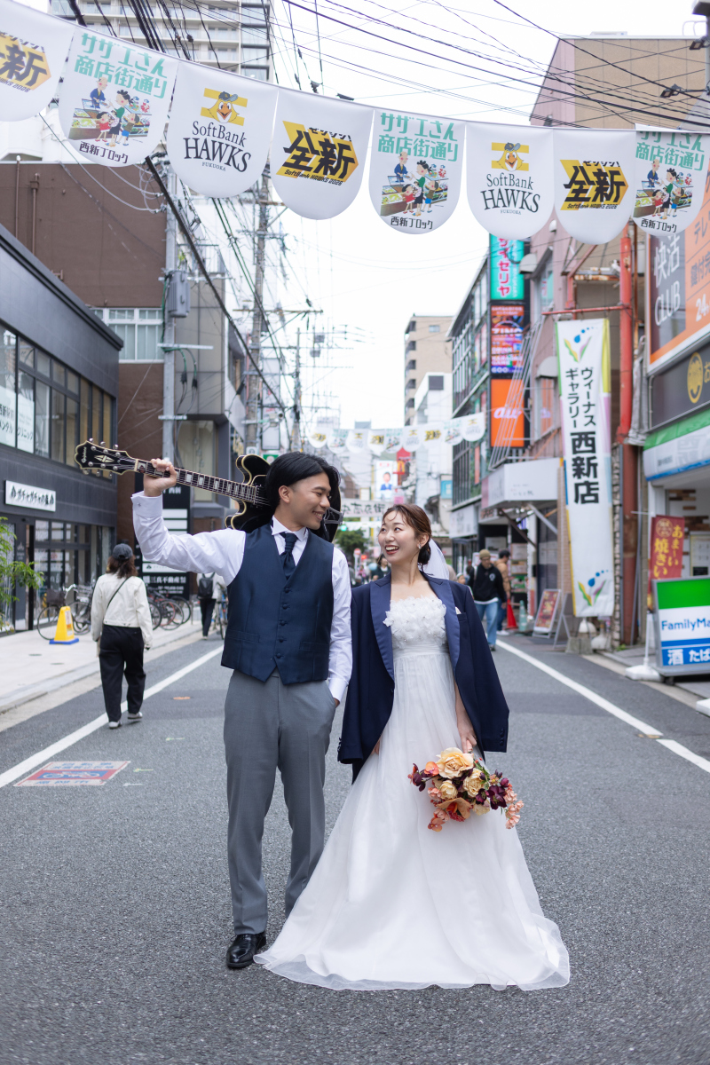お二人の思い出の場所で撮影!