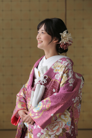 色打掛・白無垢　両方着て撮影しました