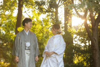 夕日も素敵な大濠日本庭園