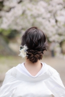 和装洋装ヘア