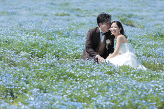 くじゅう花公園ロケーション撮影