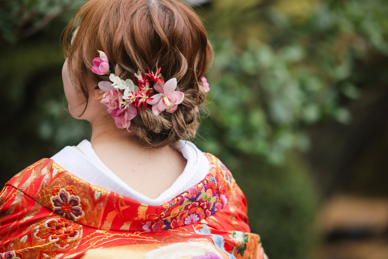 花嫁様に人気のヘアメイクご紹介♪