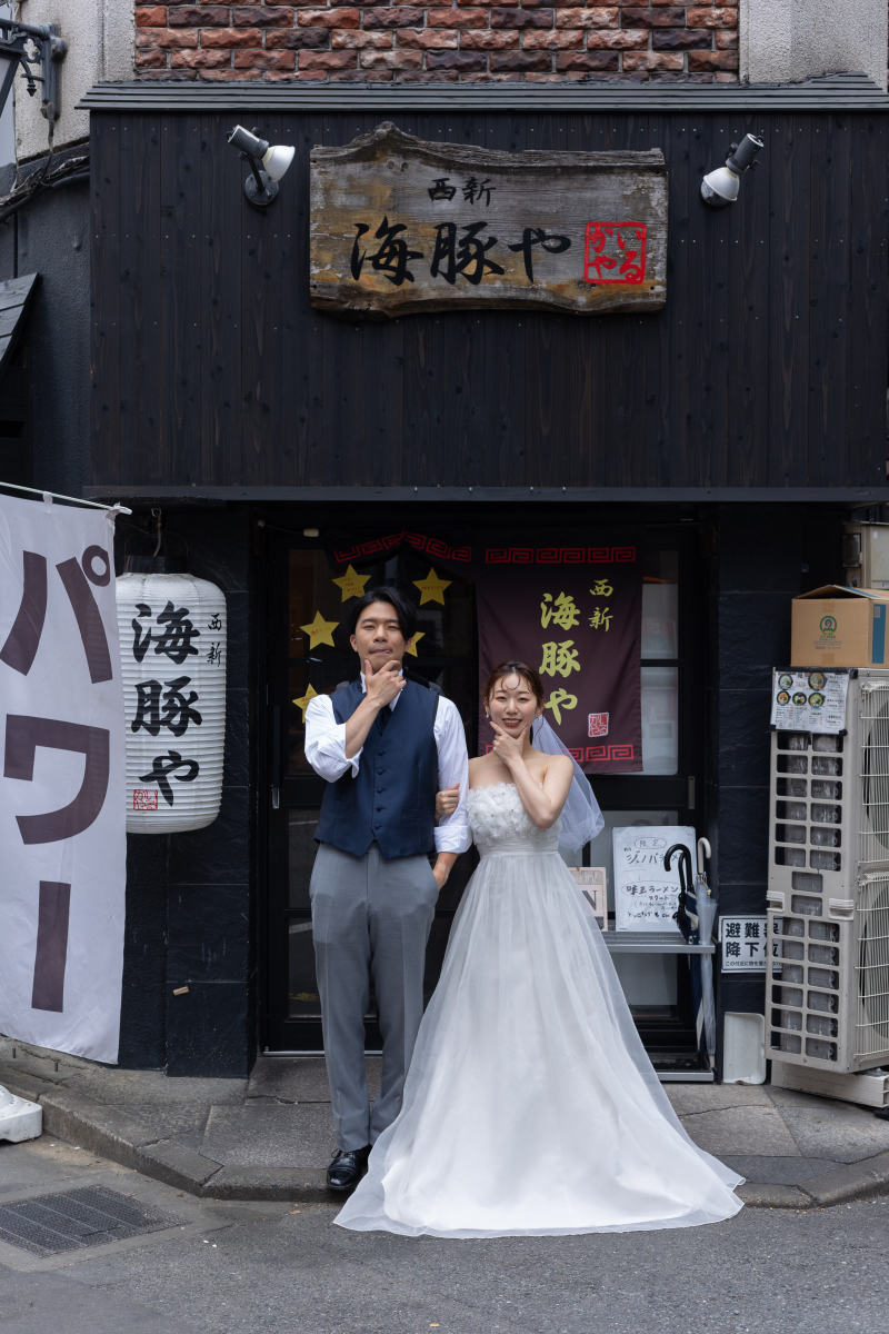 お二人の思い出の場所で撮影!