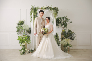 2020年3月の【生花で彩る結婚写真】