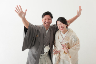 スタジオで自由な撮影