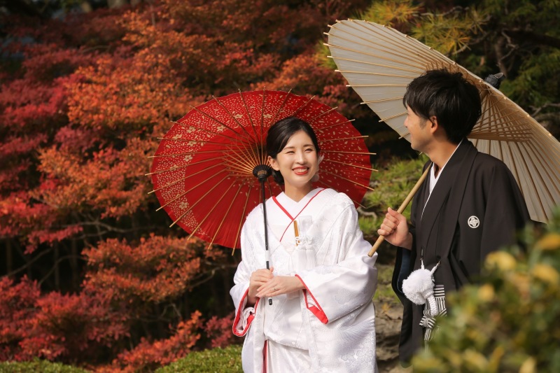 紅葉で