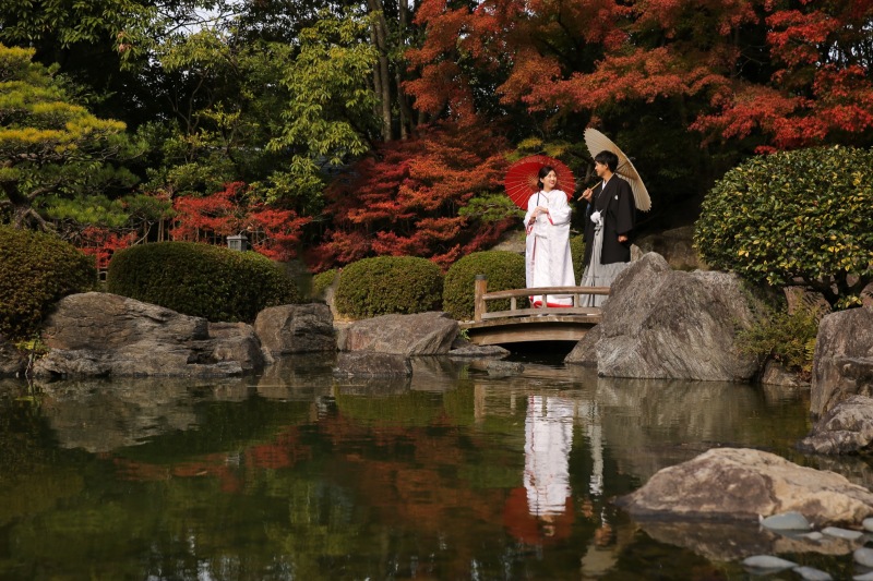 紅葉で