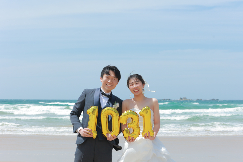 糸島で叶える♡海と緑に囲まれた前撮り