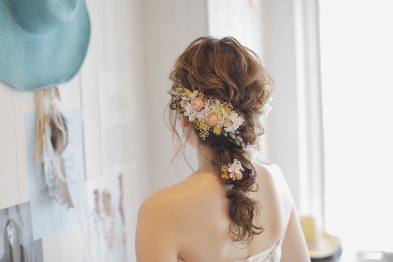 海風に負けないヘアスタイル♪
