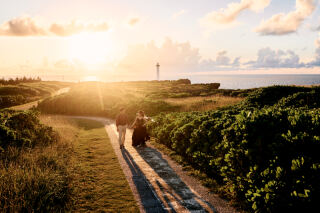残波岬サンセット