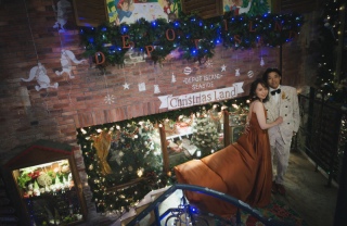 クリスマスシーズンのアメリカンヴィレッジ♪