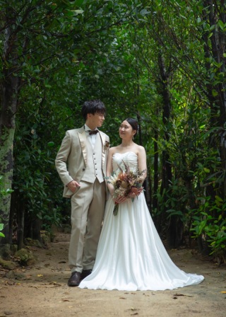 緑いっぱいのフクギ並木♡