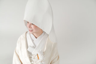 白無垢×綿帽子