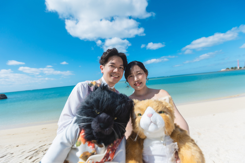 快晴の空で！ビーチ撮影！