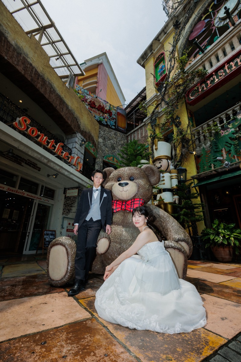 沖縄・アメリカンビレッジ＆アラハビーチでおしゃれなウェディングフォト