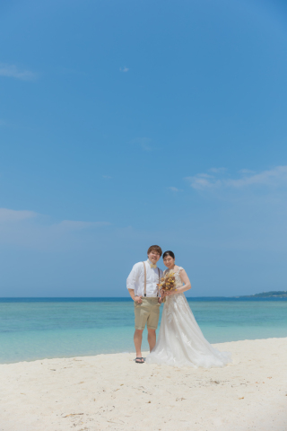 瀬底ビーチでの撮影!