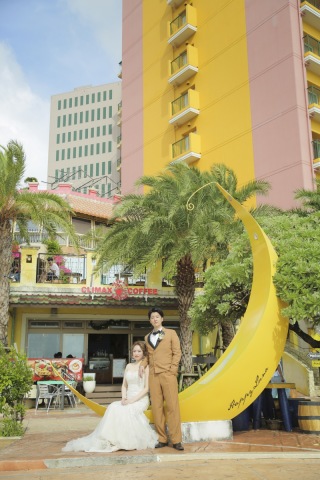 アメリカンヴィレッジで思い出に残るウェディングフォト♪