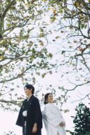 フクギ並木にて和装撮影♪