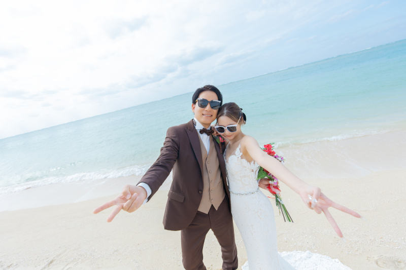 沖縄のチャペルと海で素敵な思い出を♪