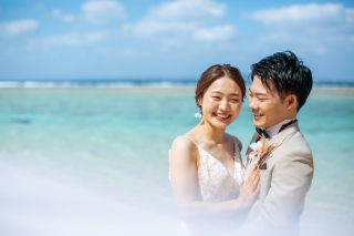 瀬底ビーチで in the sea ♡