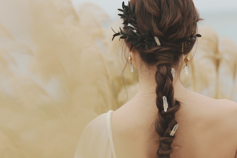 海風に負けないヘアスタイル♪